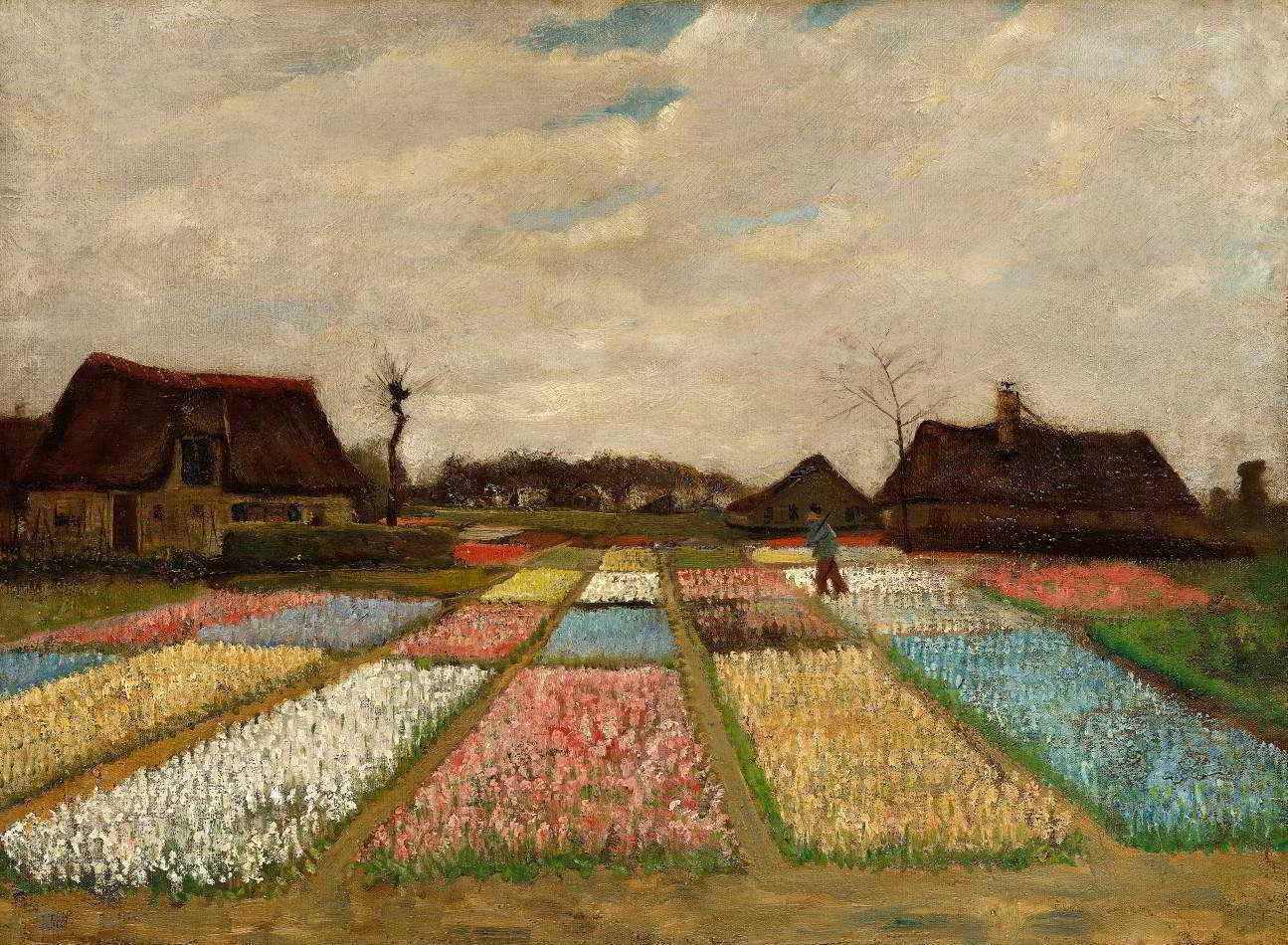 Campos de Flores de Vincent van Gogh