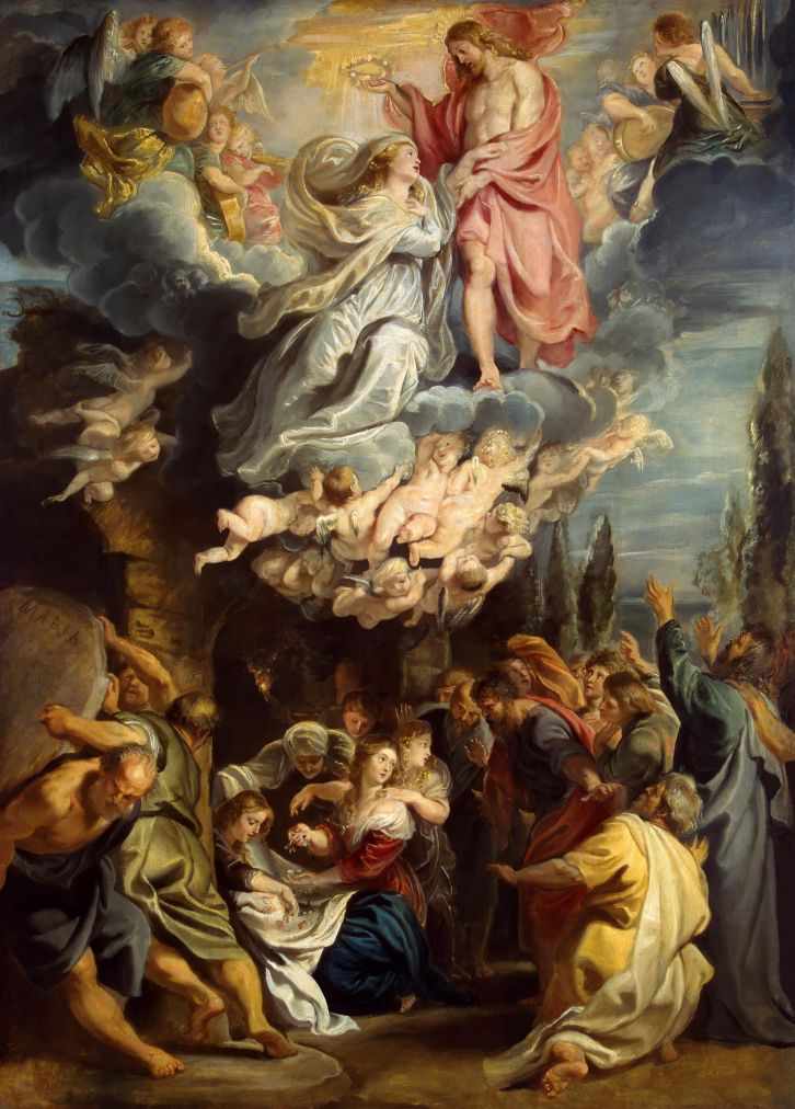 Ascensão e Coroação da Virgem Maria (1609) de Peter Paul Rubens