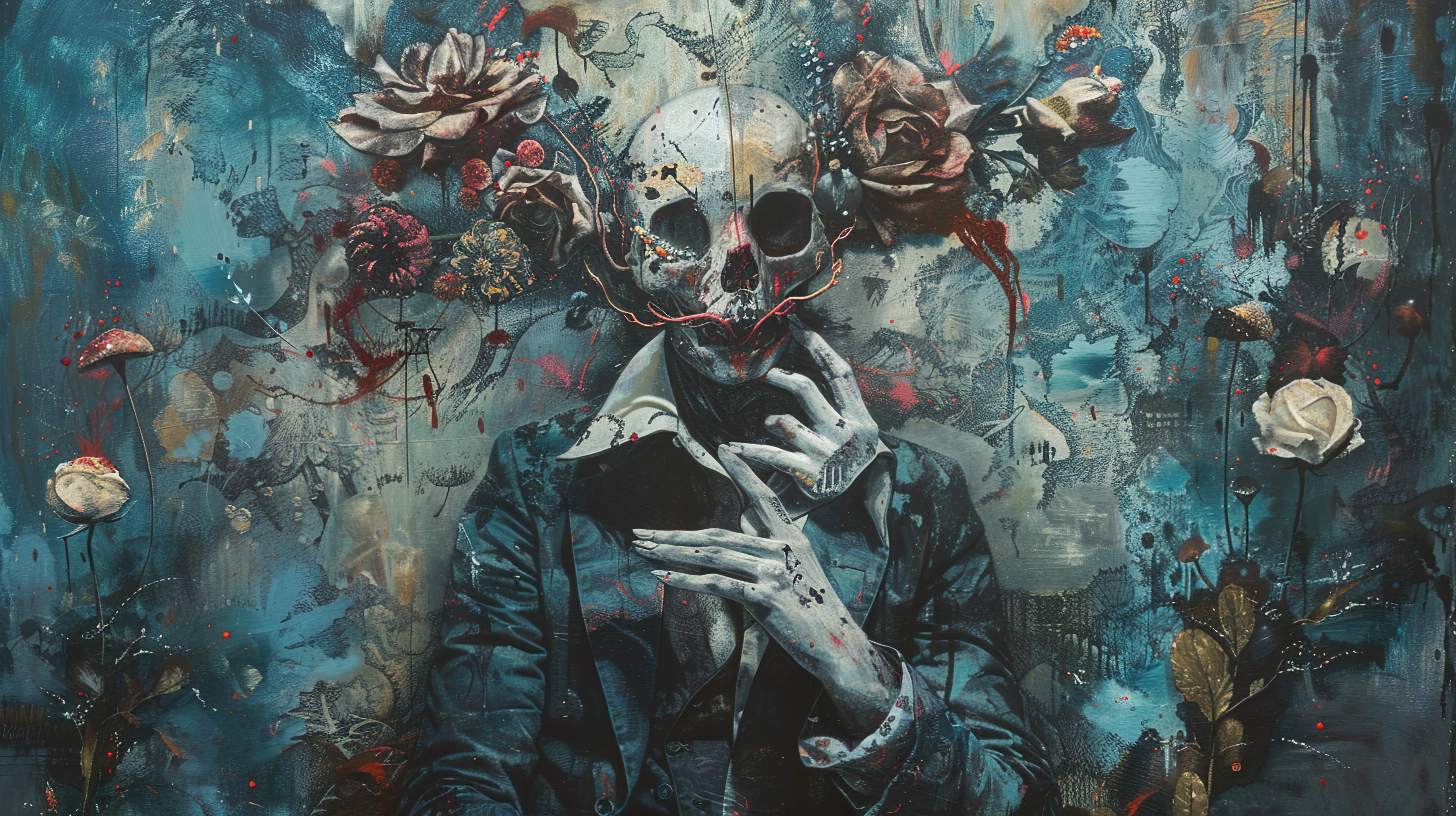 Um ambiente sombrio e onírico