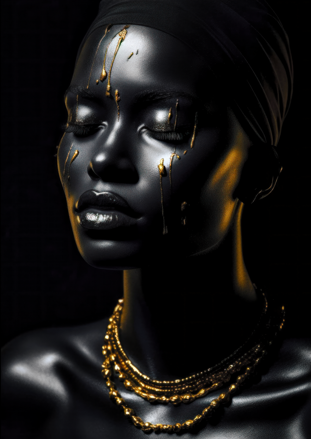 Black Gold Woman 8