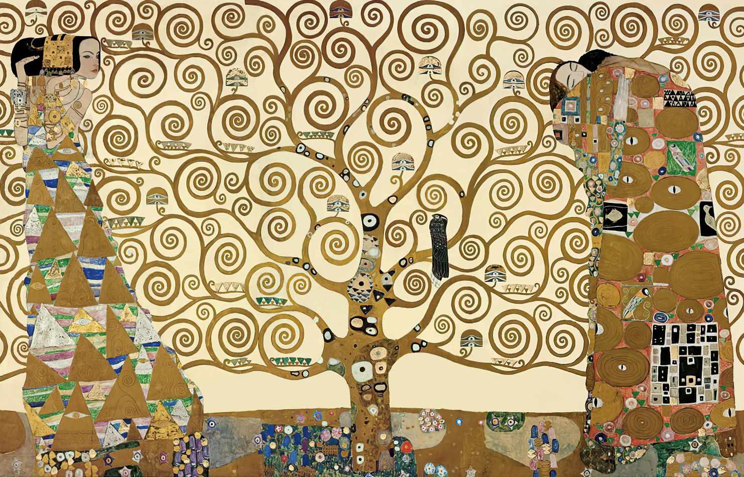 Árvore da Vida (1905) de Gustav Klimt