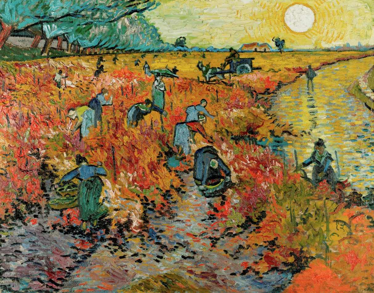 A Vinha Encarnada de Vincent van Gogh