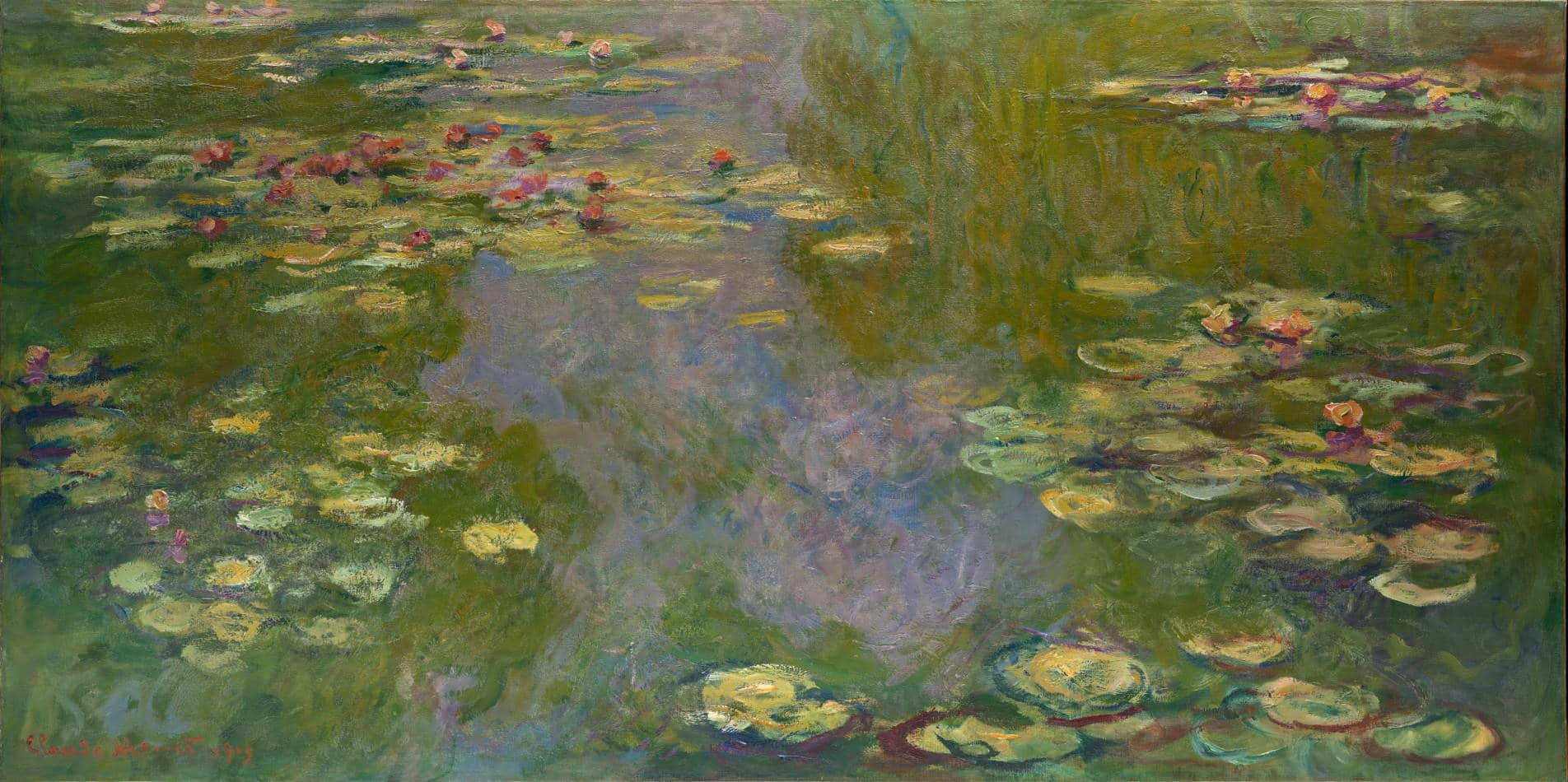 Lírios D’água (1919) de Claude Monet