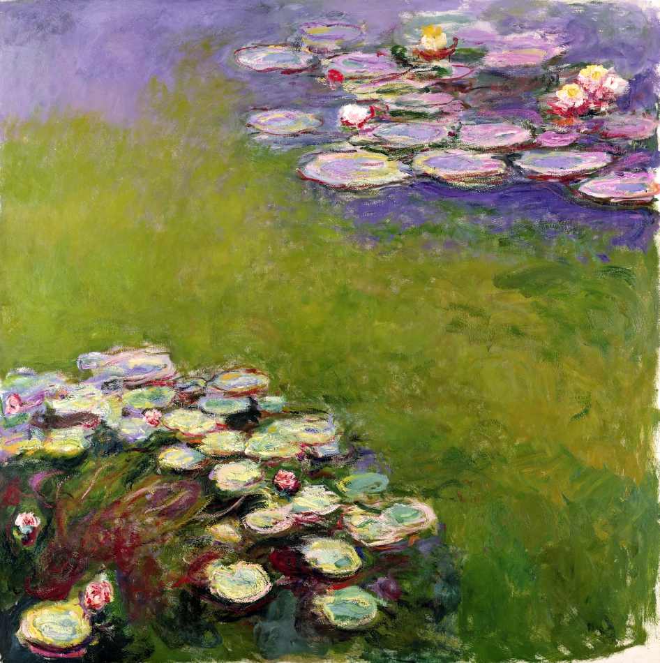 Lírios D’água (1917) de Claude Monet