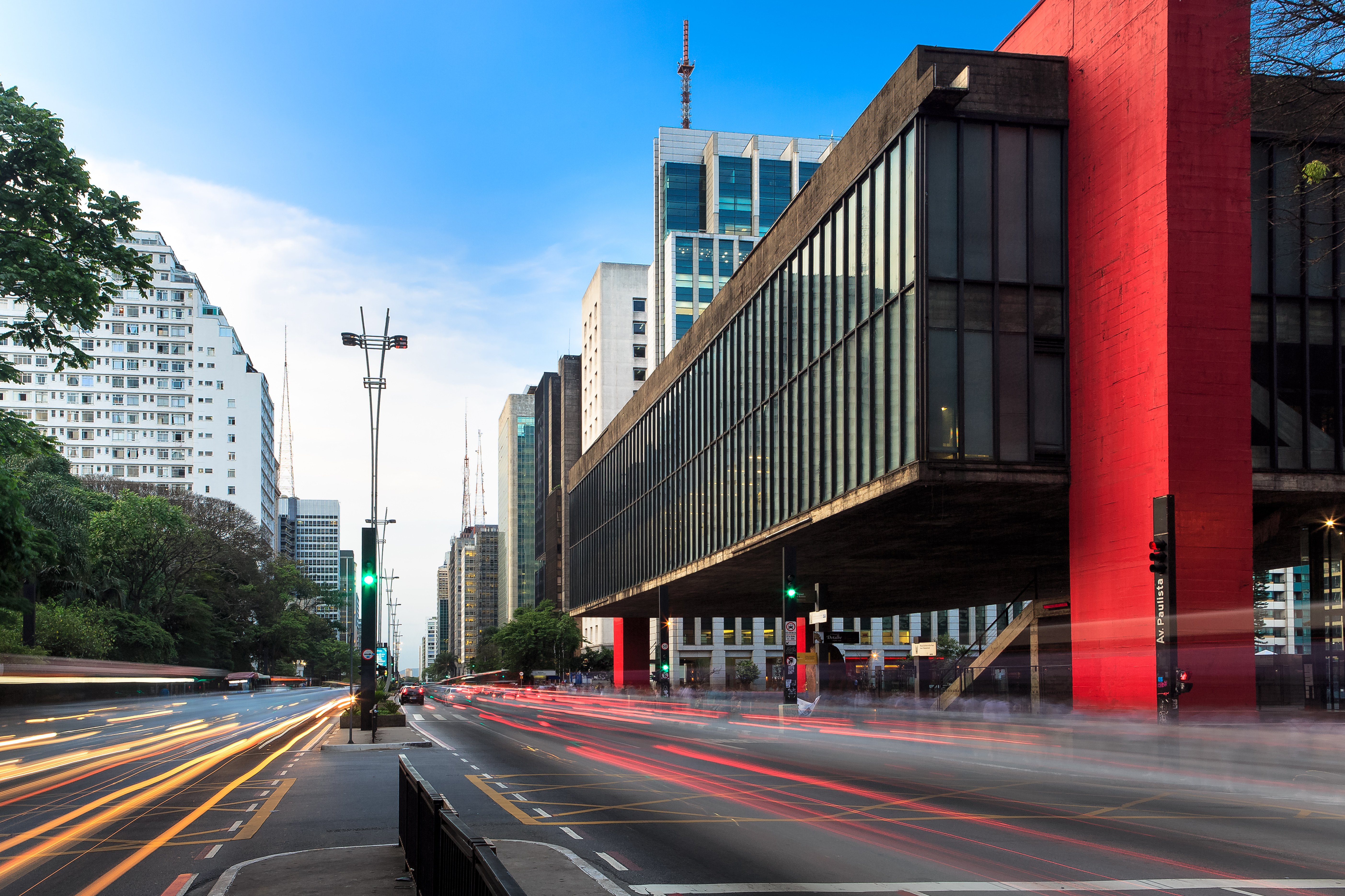 Avenida Paulista em São Paulo - Brasil