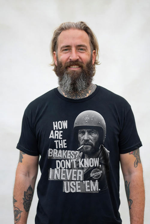 How Are the Brakes? Motorcycle T-Shirt - Edgy Quote for Riders | SUICIDERIDE™ Biker Graphic Tee