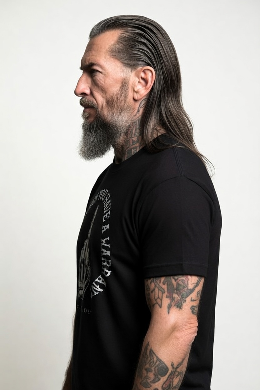 Middle Finger Skeleton Biker Motorcycle T-Shirt Come Back When You Have a Warrant  | SUICIDERIDE™ Graphic WARRANT TEE