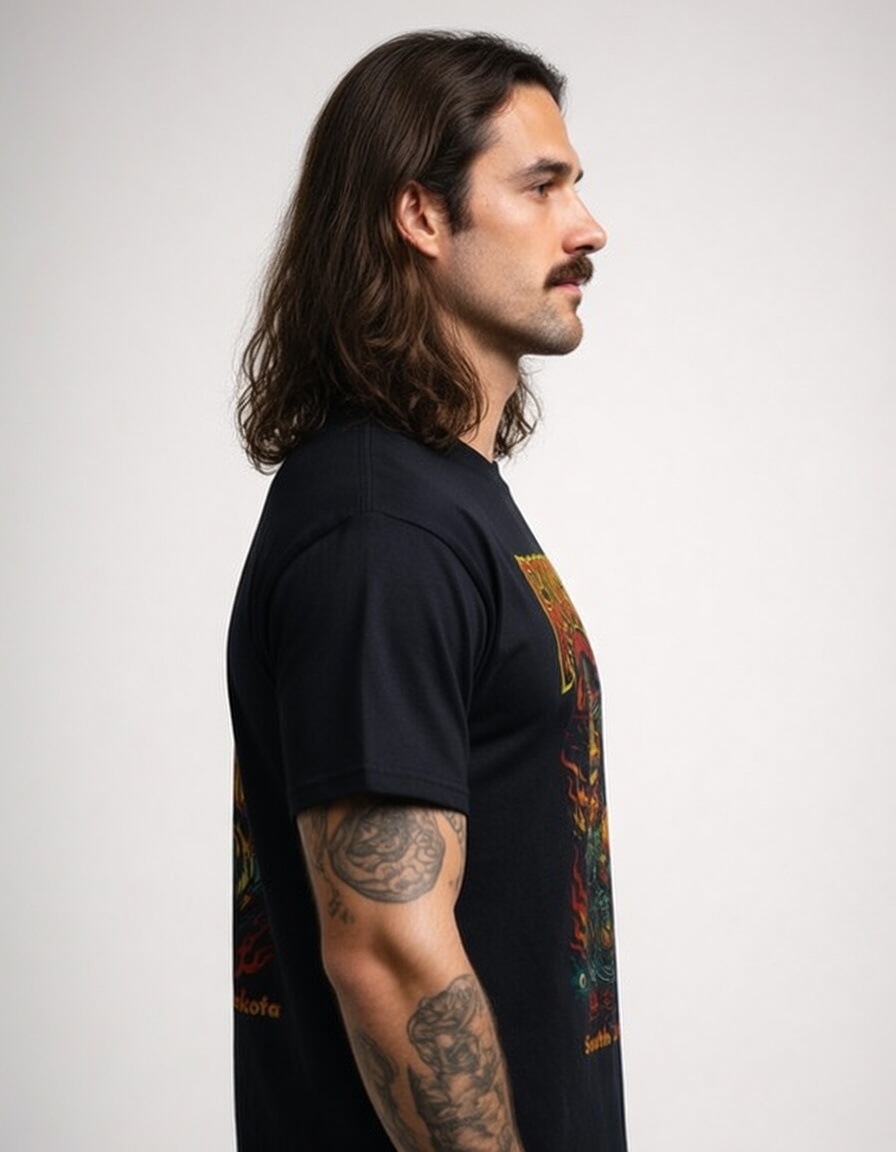 Psycho T-shirt Sturgis Motorcycle Rally - Edgy Black Hills | SUICIDERIDE™ Biker Graphic Tee