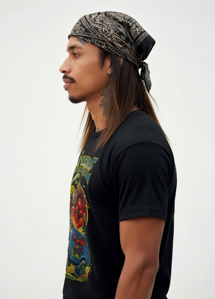 Vintage Warrior and Demon Chaos Van T-Shirt for Gearheads | SUICIDERIDE™ Hell Van Graphic Tee