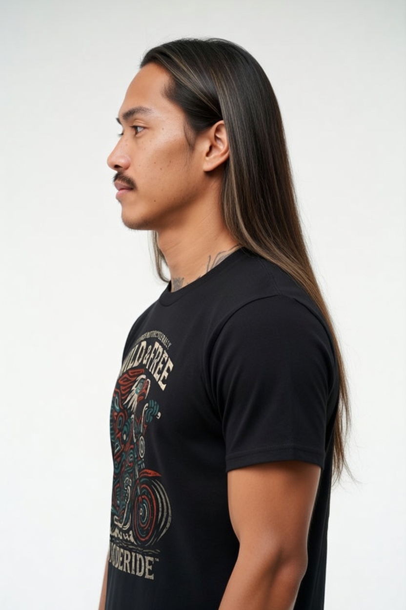 Wild and Free Sturgis Motorcycle Rally Eagle Biker T-Shirt | SUICIDERIDE™ WILD & FREE Graphic Tee