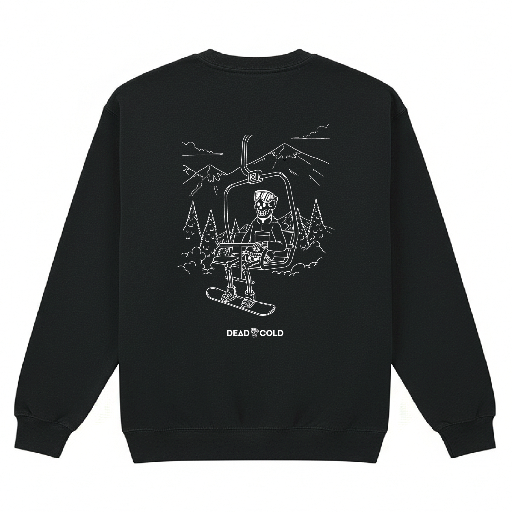 DeadCold First Chair - Boarders Sweater – Black