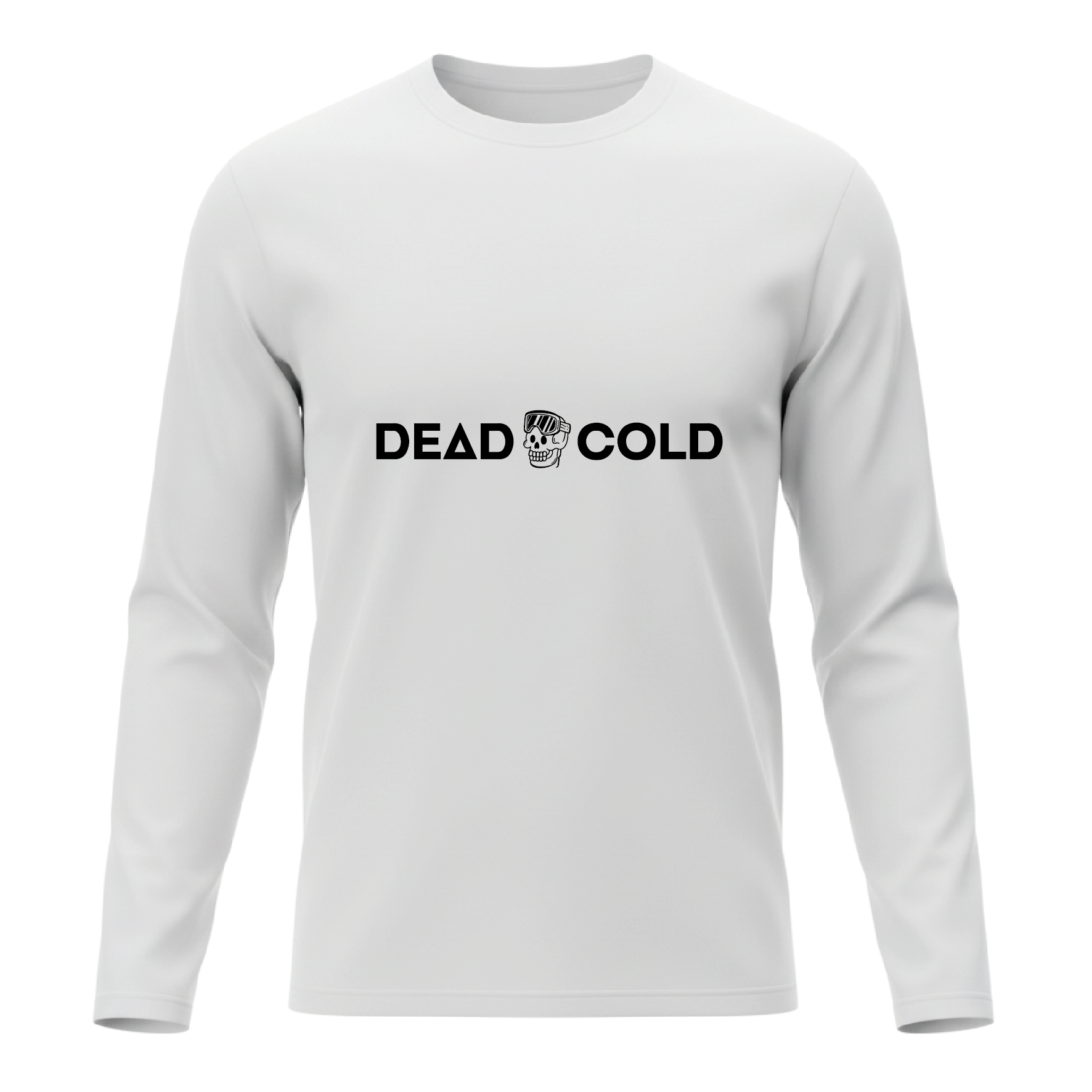 DeadCold Selfie - Boarders Longsleeve Tee – White