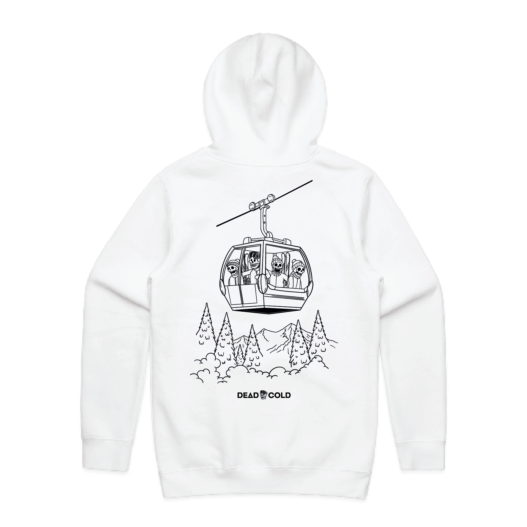 DeadCold Gondola Hoodie - White