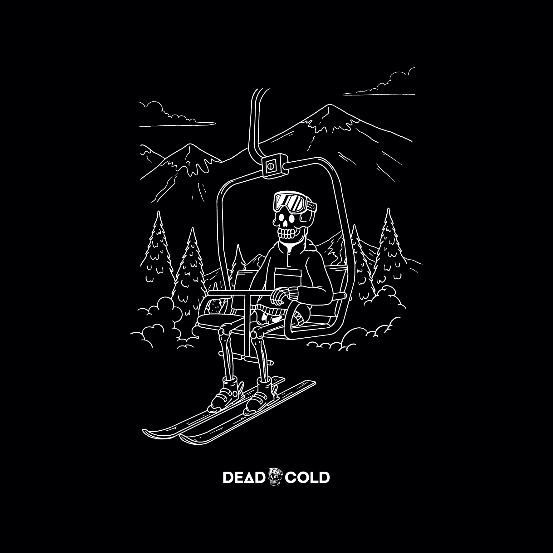 DeadCold First Chair Tee – Black