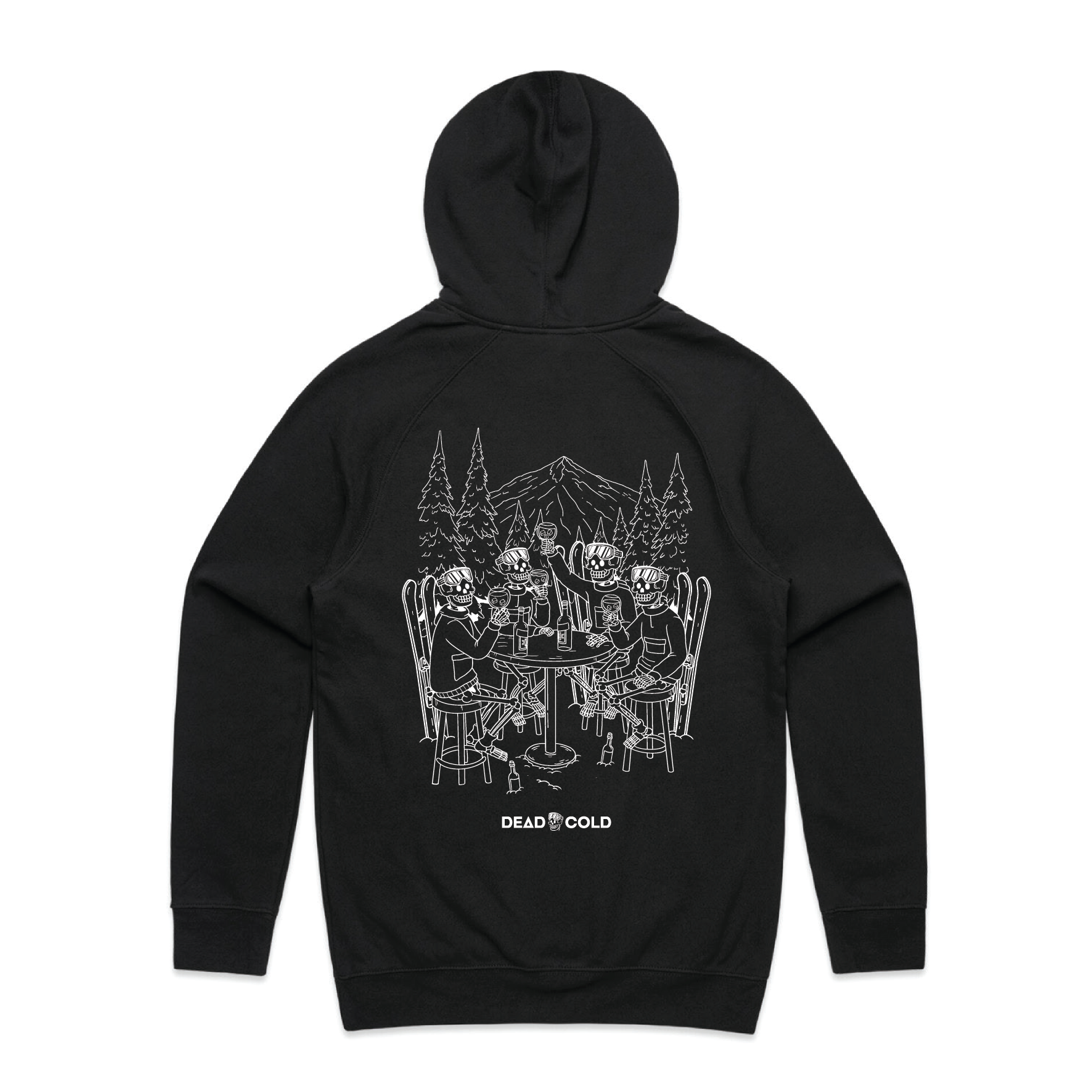 DeadCold Après Bone Club Hoodie - Black