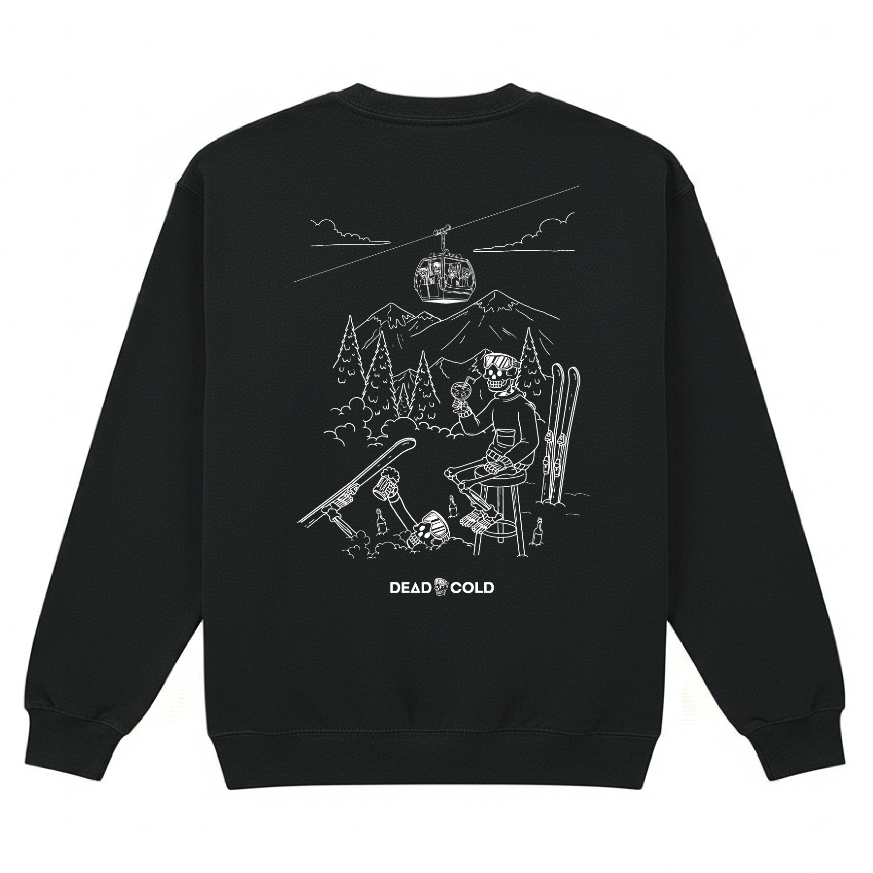 DeadCold Après Energy Sweater – Black