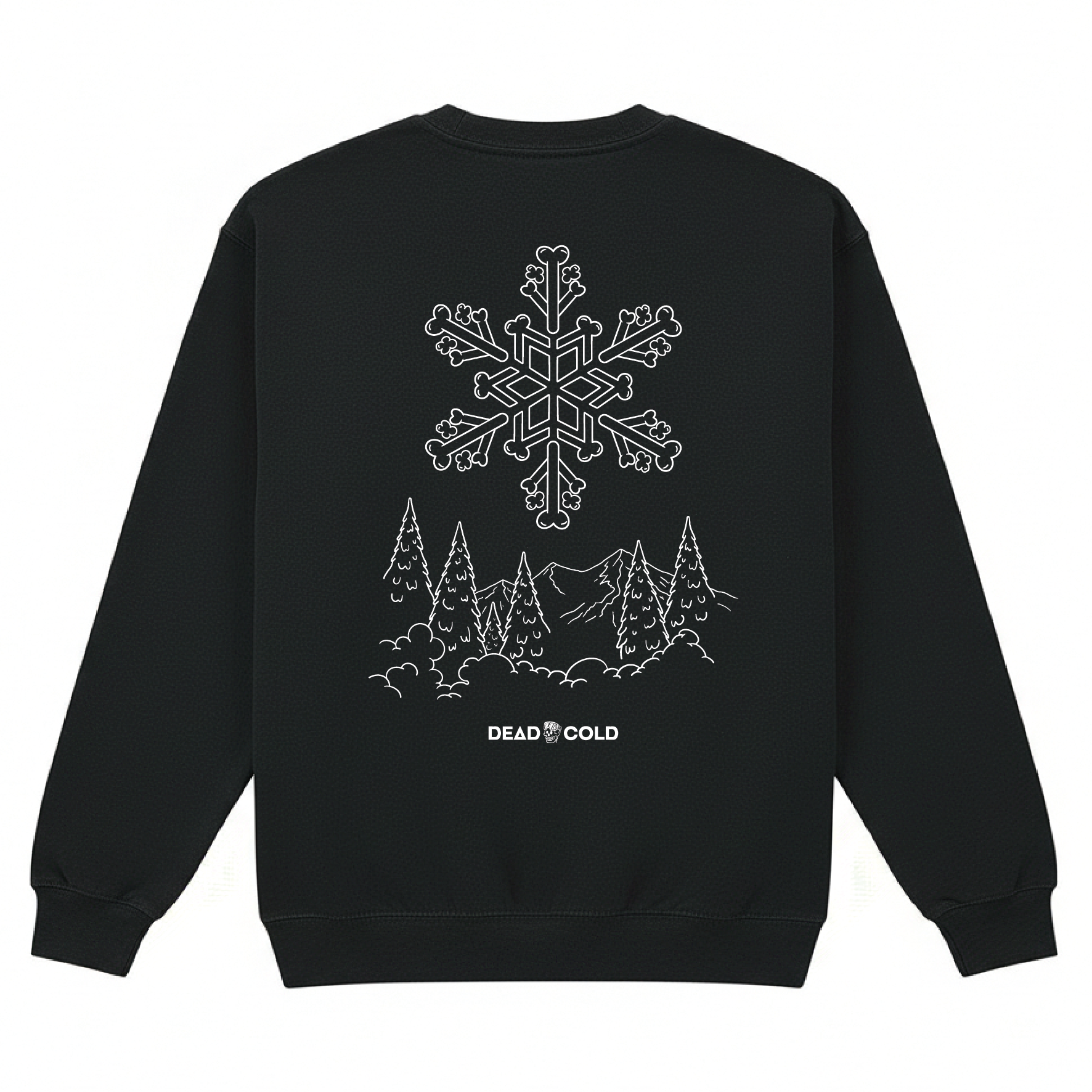 DeadCold Bone Flake - Sweater – Black