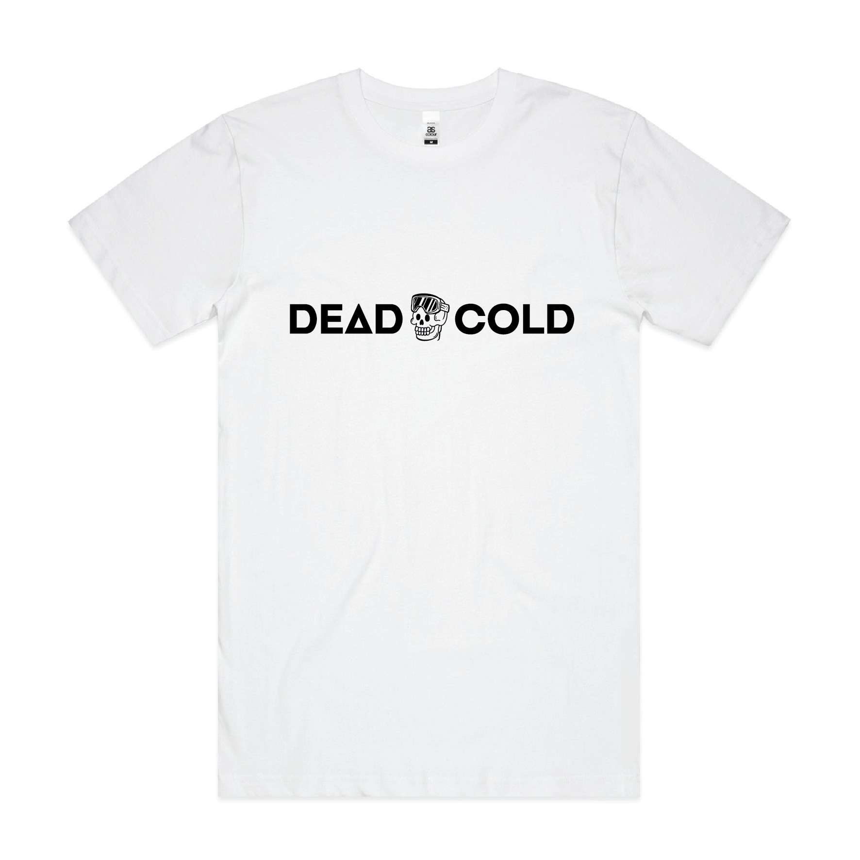 DeadCold Chairlift Crew Tee – White