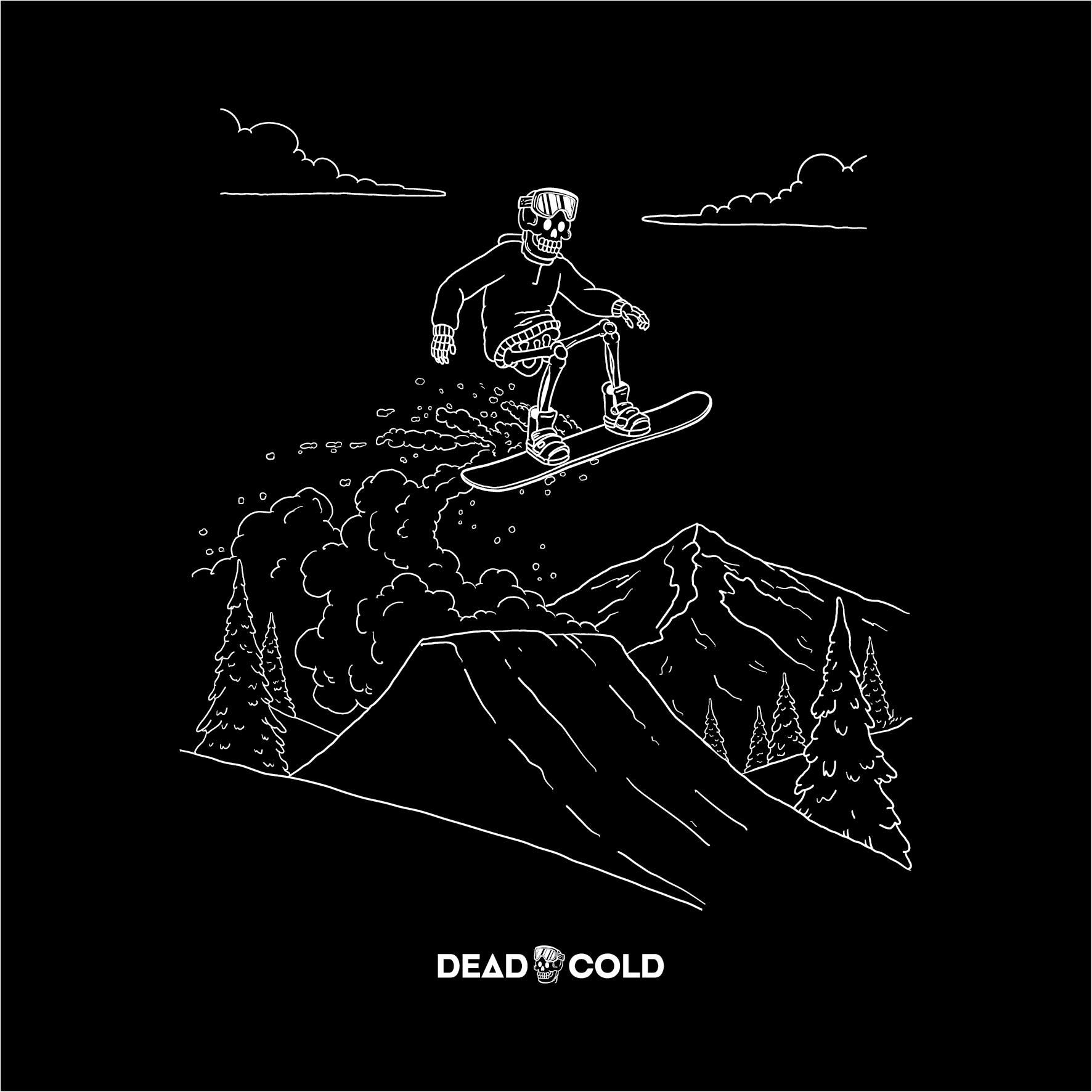 DeadCold Nailed It - Boarders Hoodie - Black