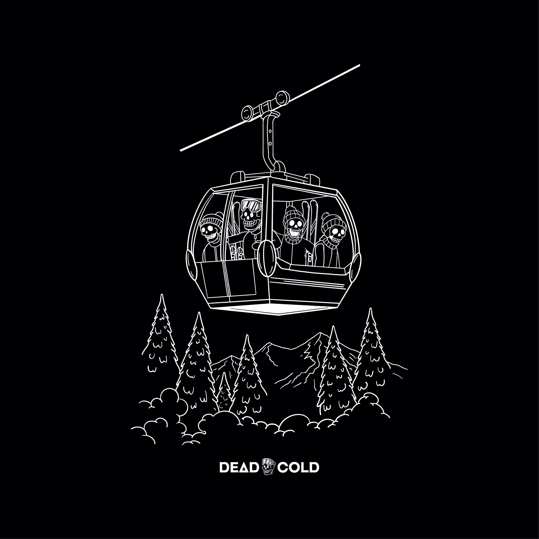 DeadCold Gondola Tee – Black