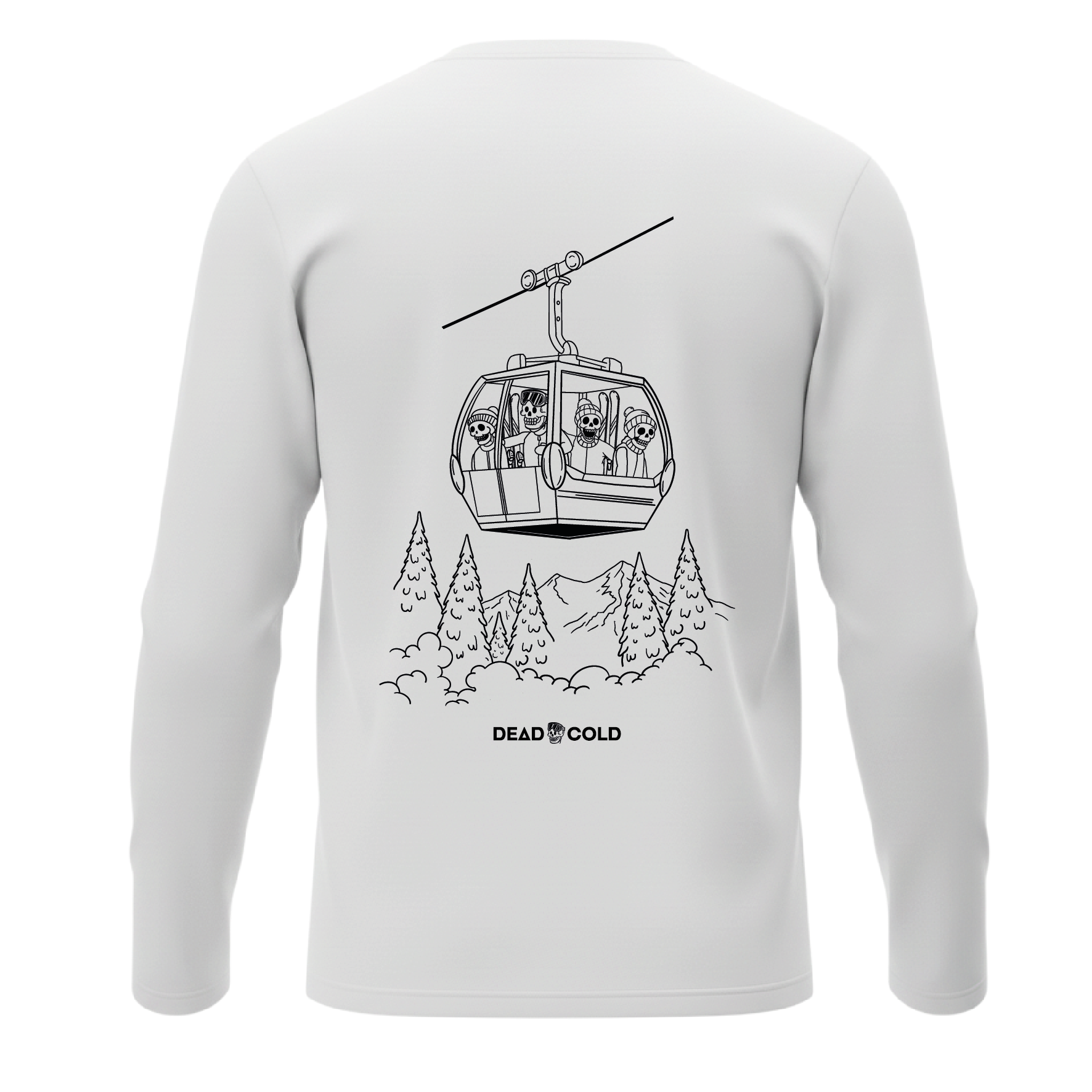 DeadCold Gondola Longsleeve Tee – White
