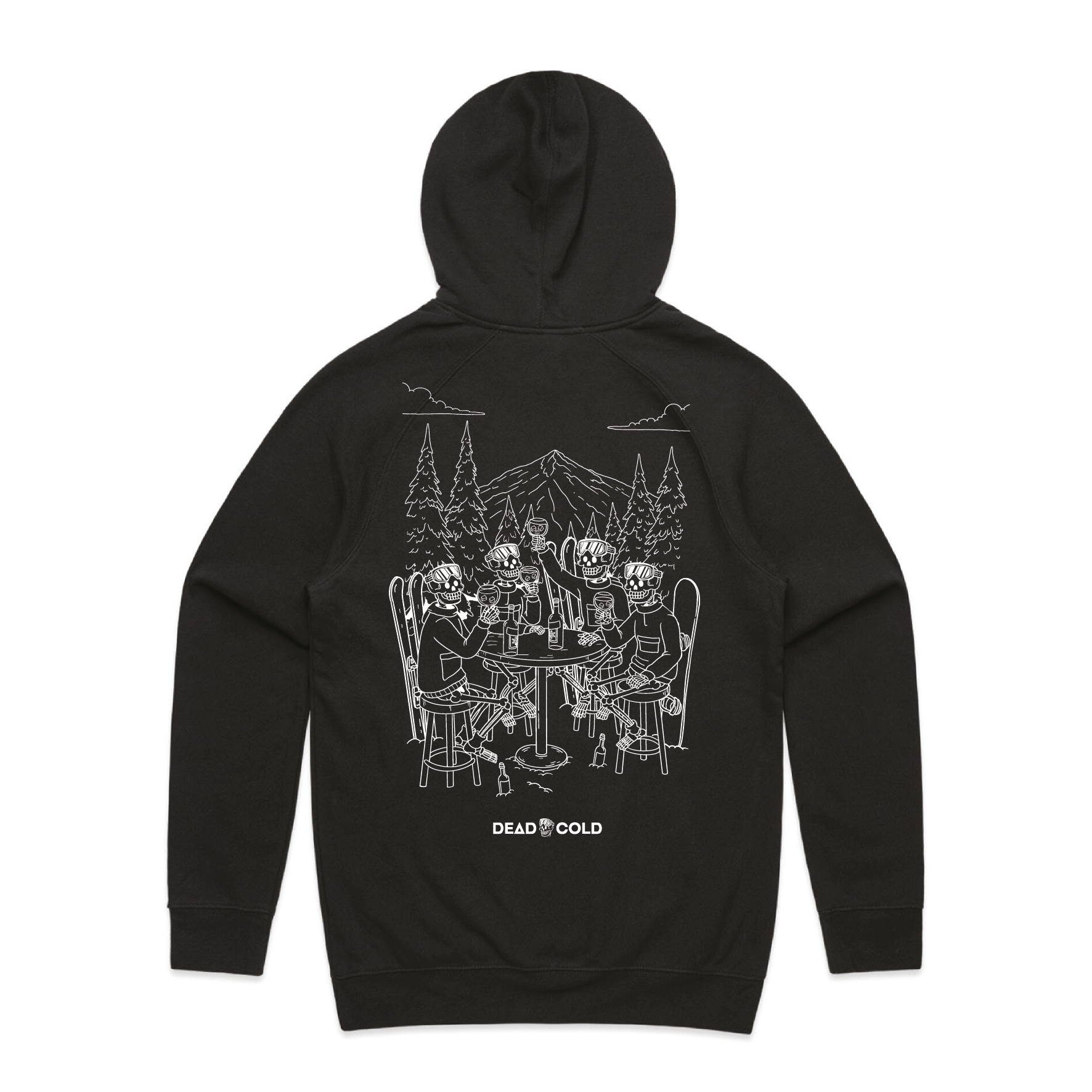 DeadCold Après Board Club - Boarders Hoodie - Black