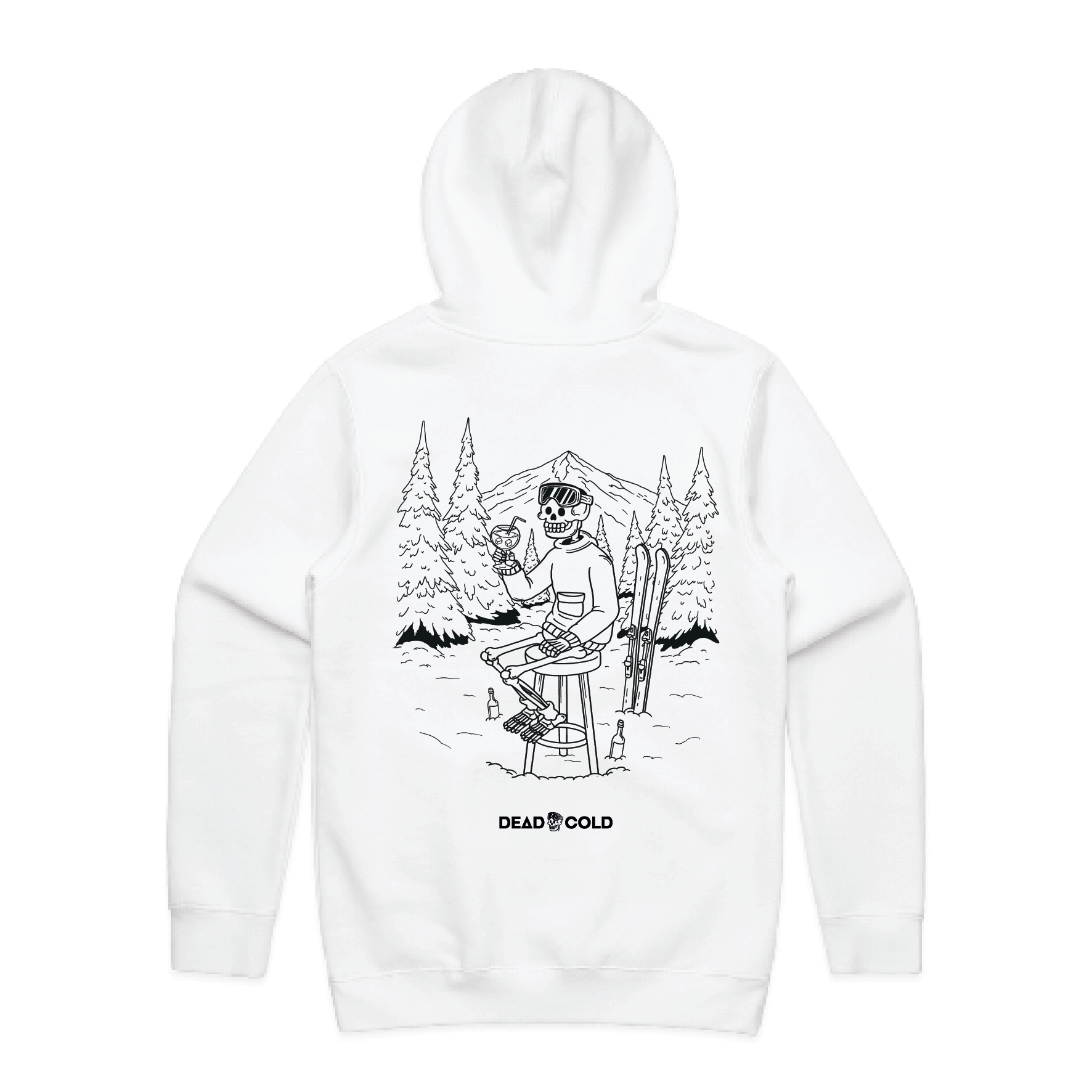 DeadCold Après Club Hoodie - White