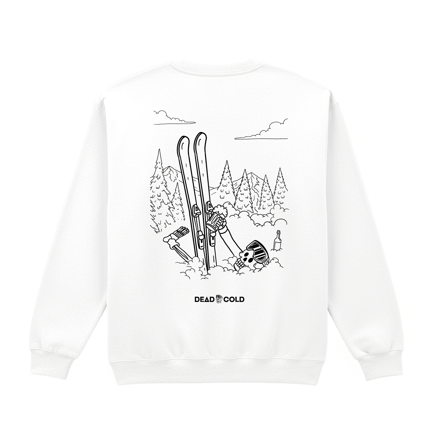 DeadCold After Après Club - Sweater – White
