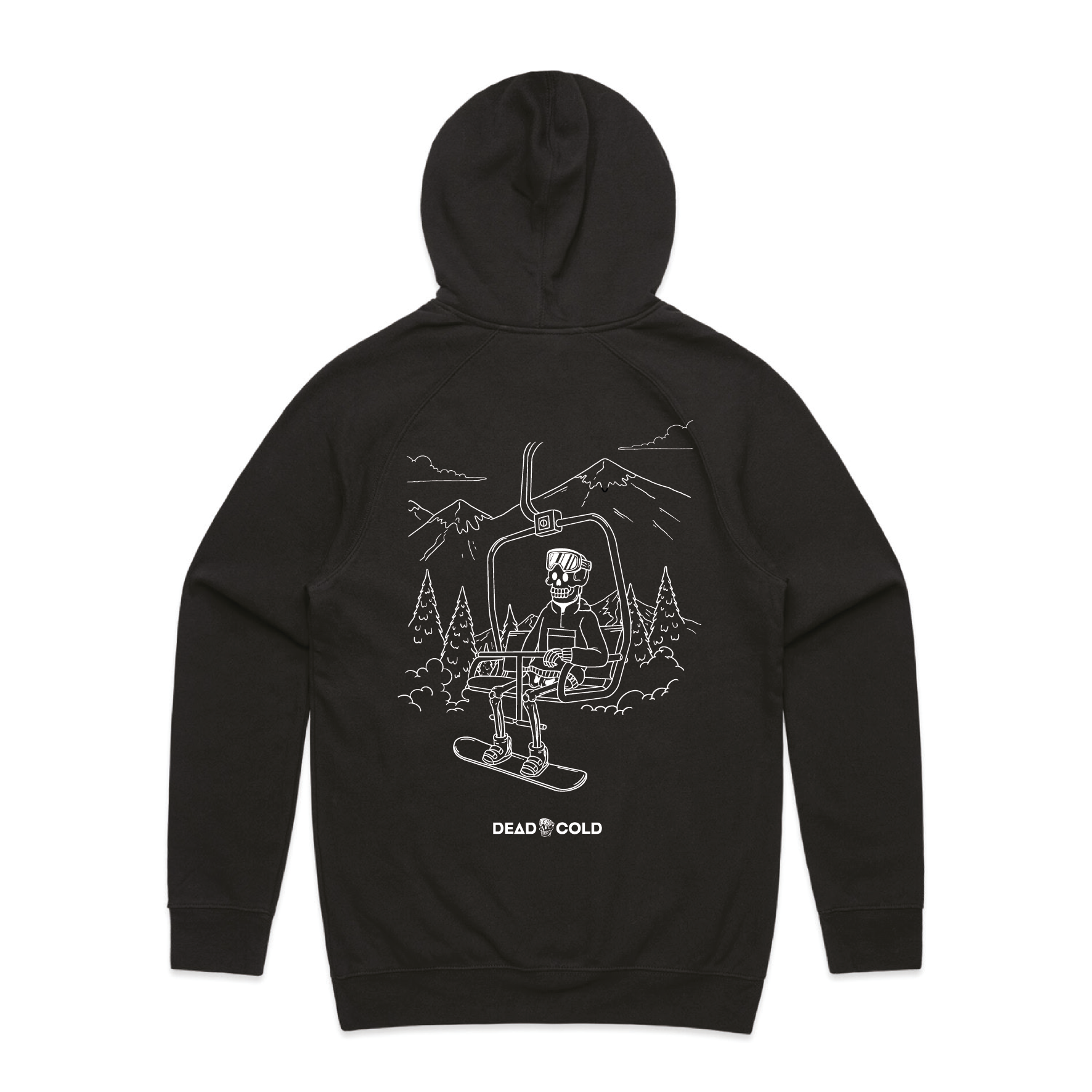 DeadCold First Chair - Boarders Hoodie - Black