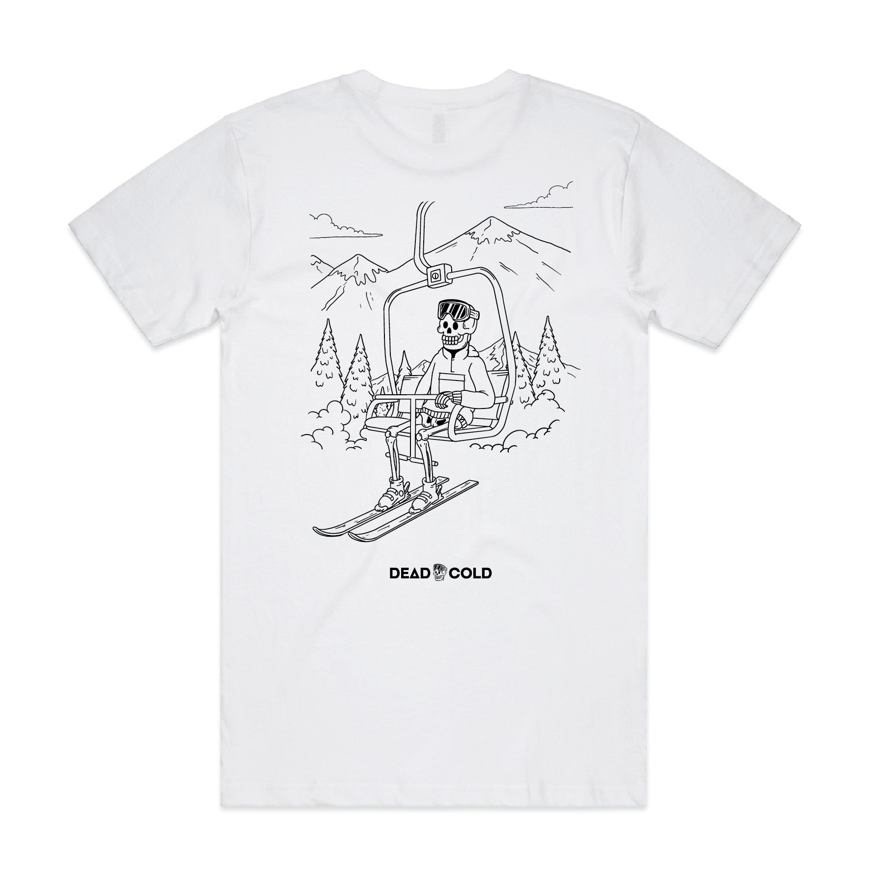 DeadCold First Chair Tee – White