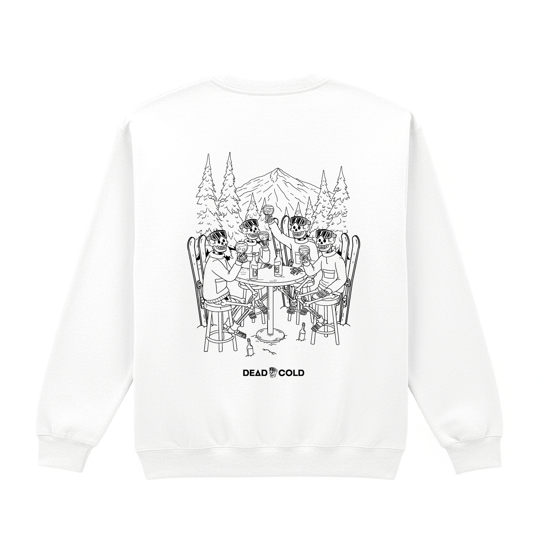DeadCold Après Bone Club - Sweater – White