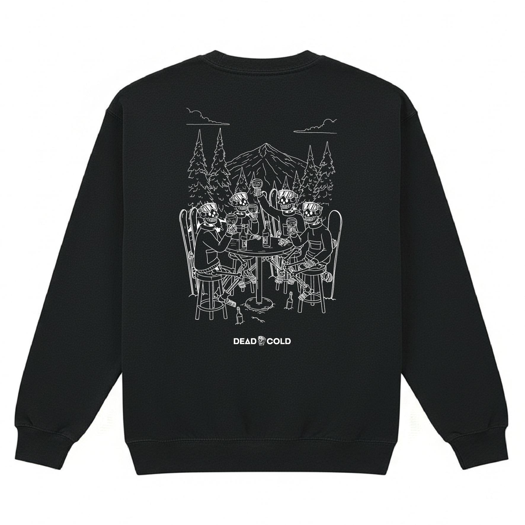 DeadCold Après Board Club - Boarders Sweater – Black