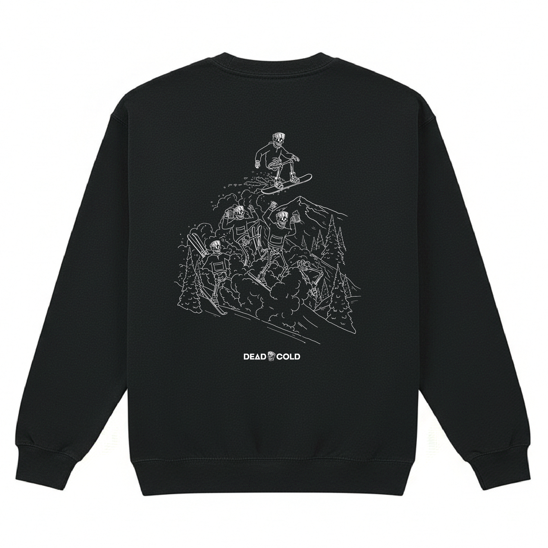 DeadCold Snowboarders Fault - Boarders Sweater – Black