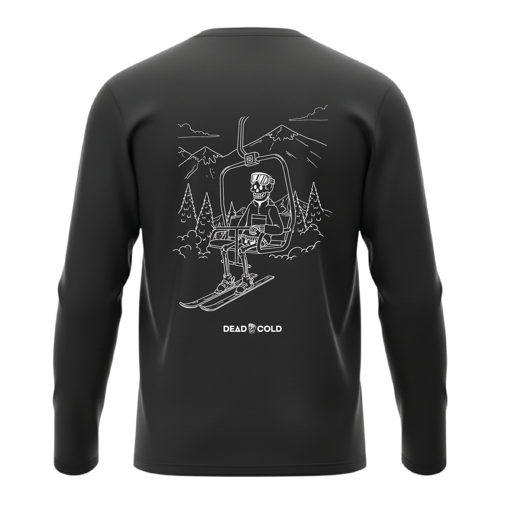 DeadCold First Chair Longsleeve Tee – Black