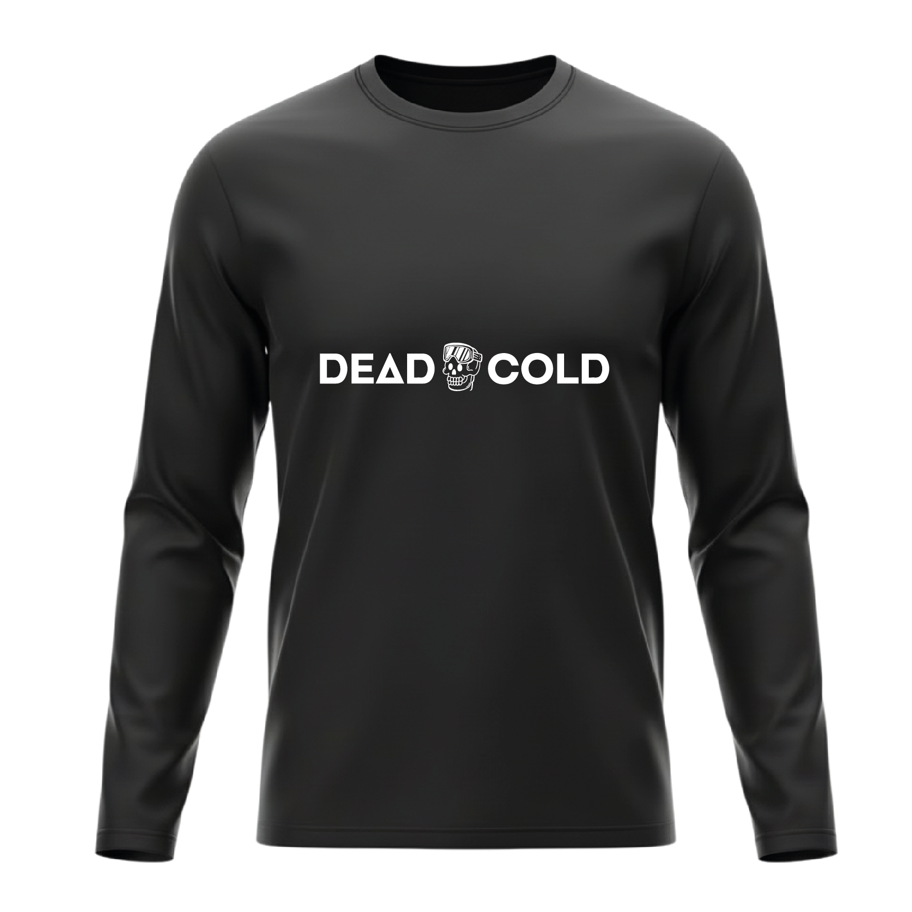 DeadCold Chairlift Crew Longsleeve Tee – Black