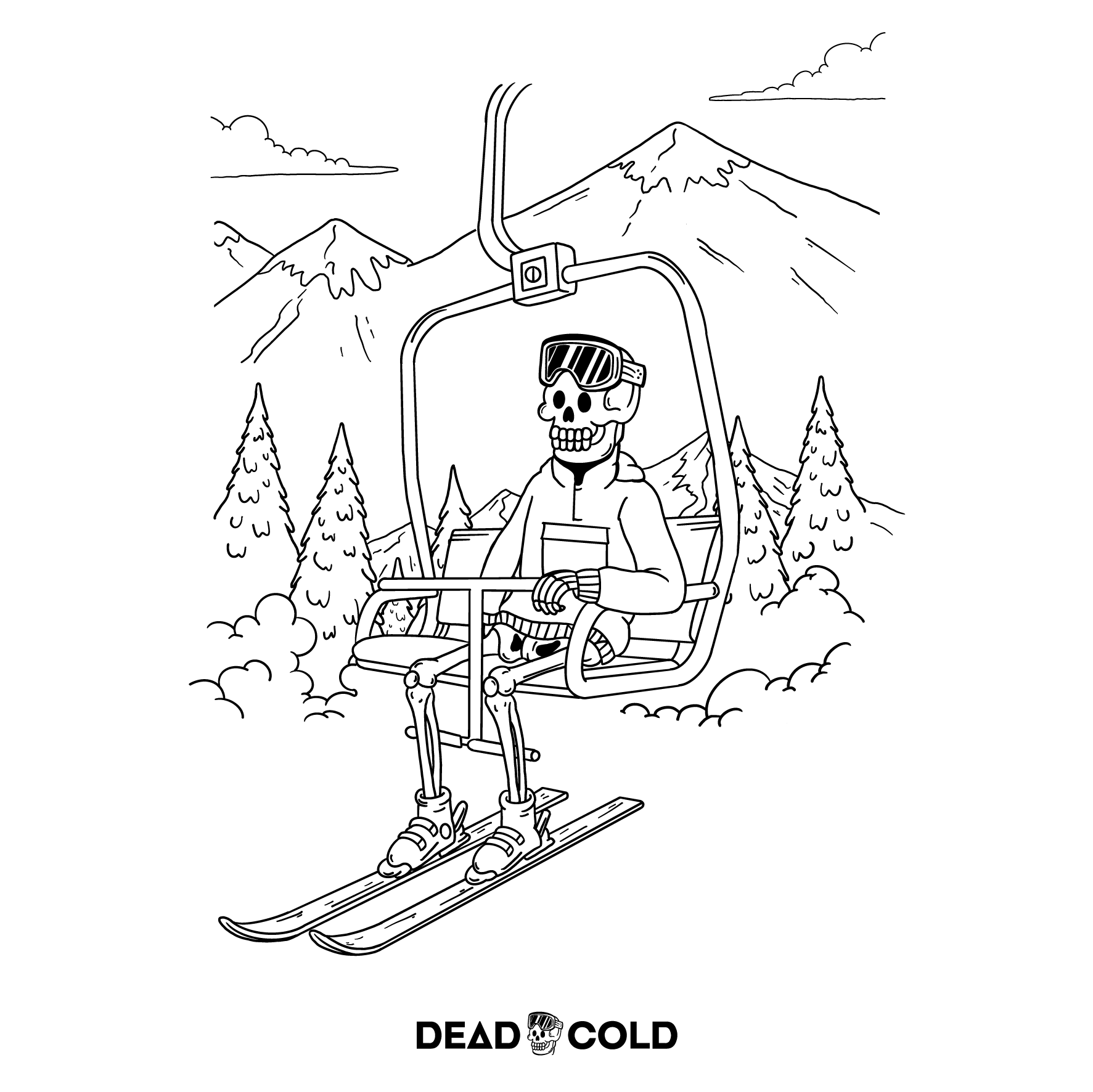 DeadCold First Chair - Sweater – Black