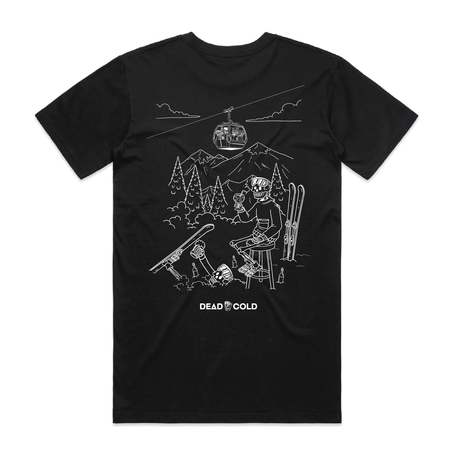 DeadCold Après Energy Tee – Black