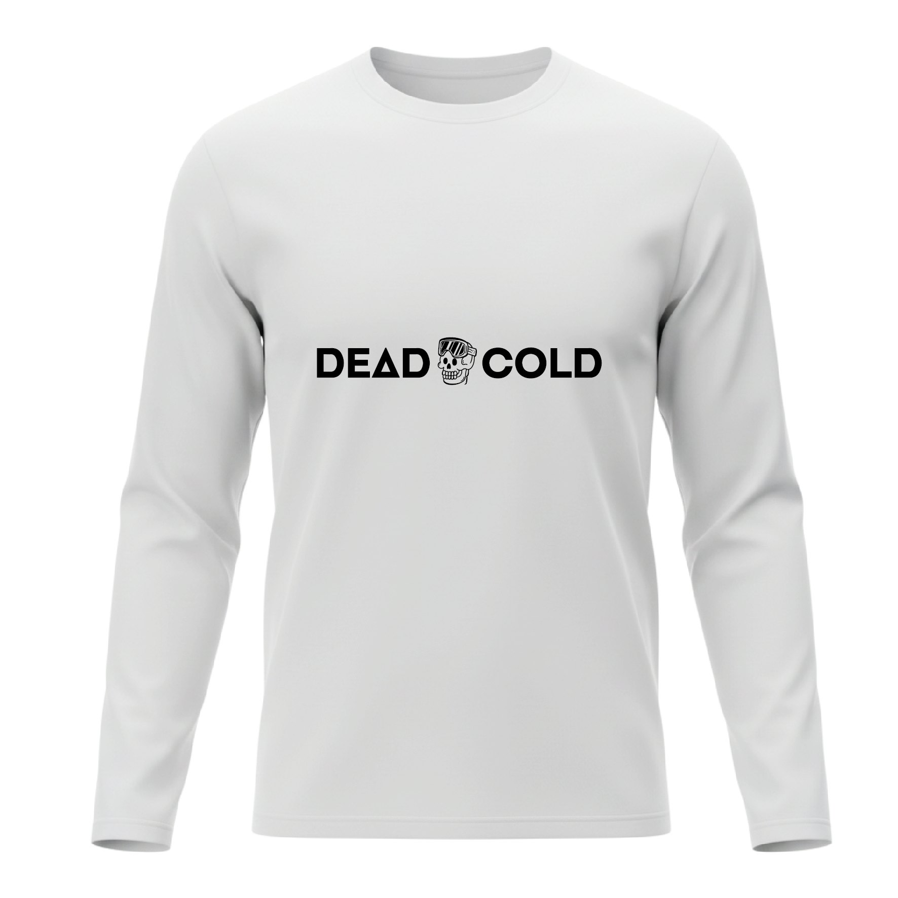 DeadCold Send It Longsleeve Tee – White