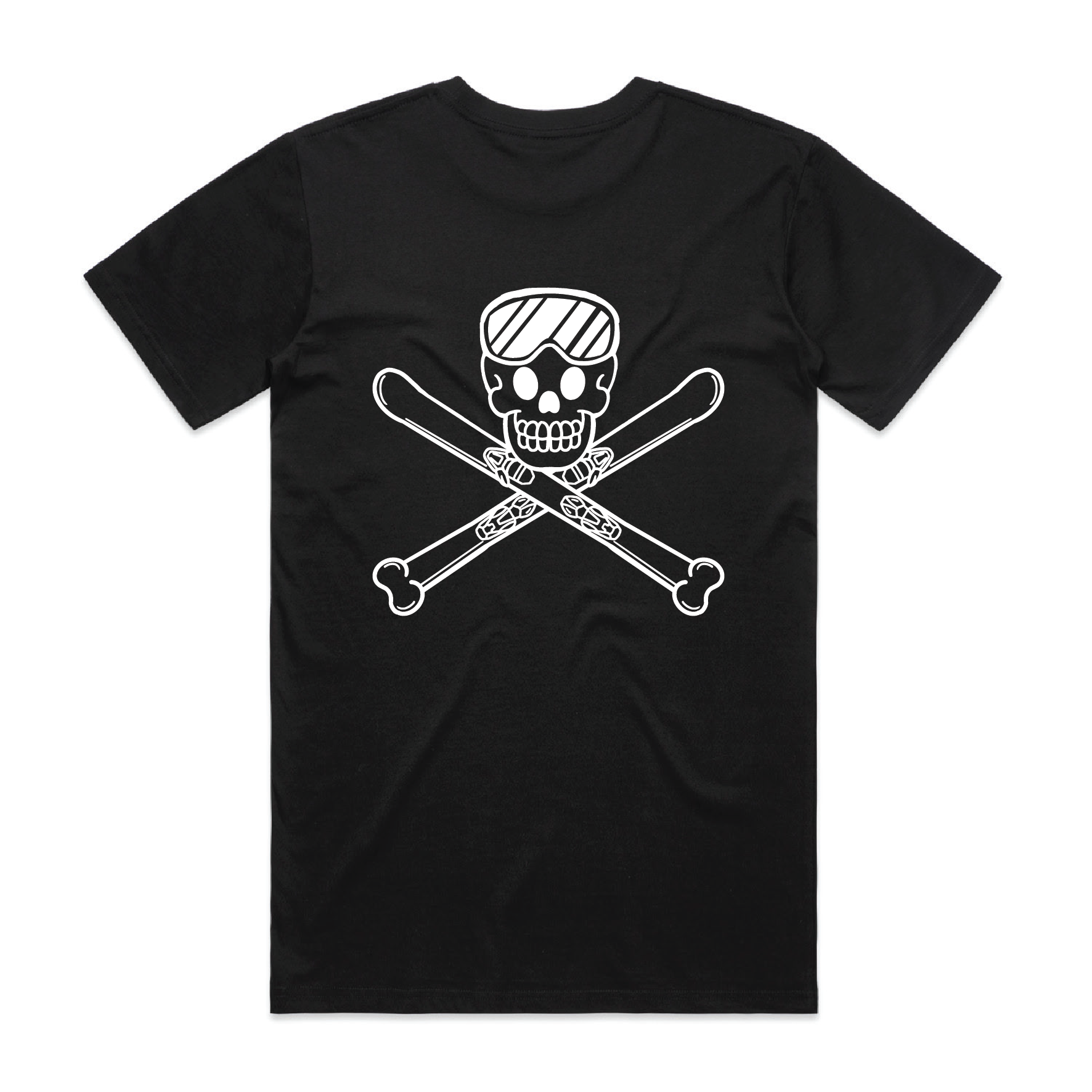 DeadCold Skull & Bones Tee – Black