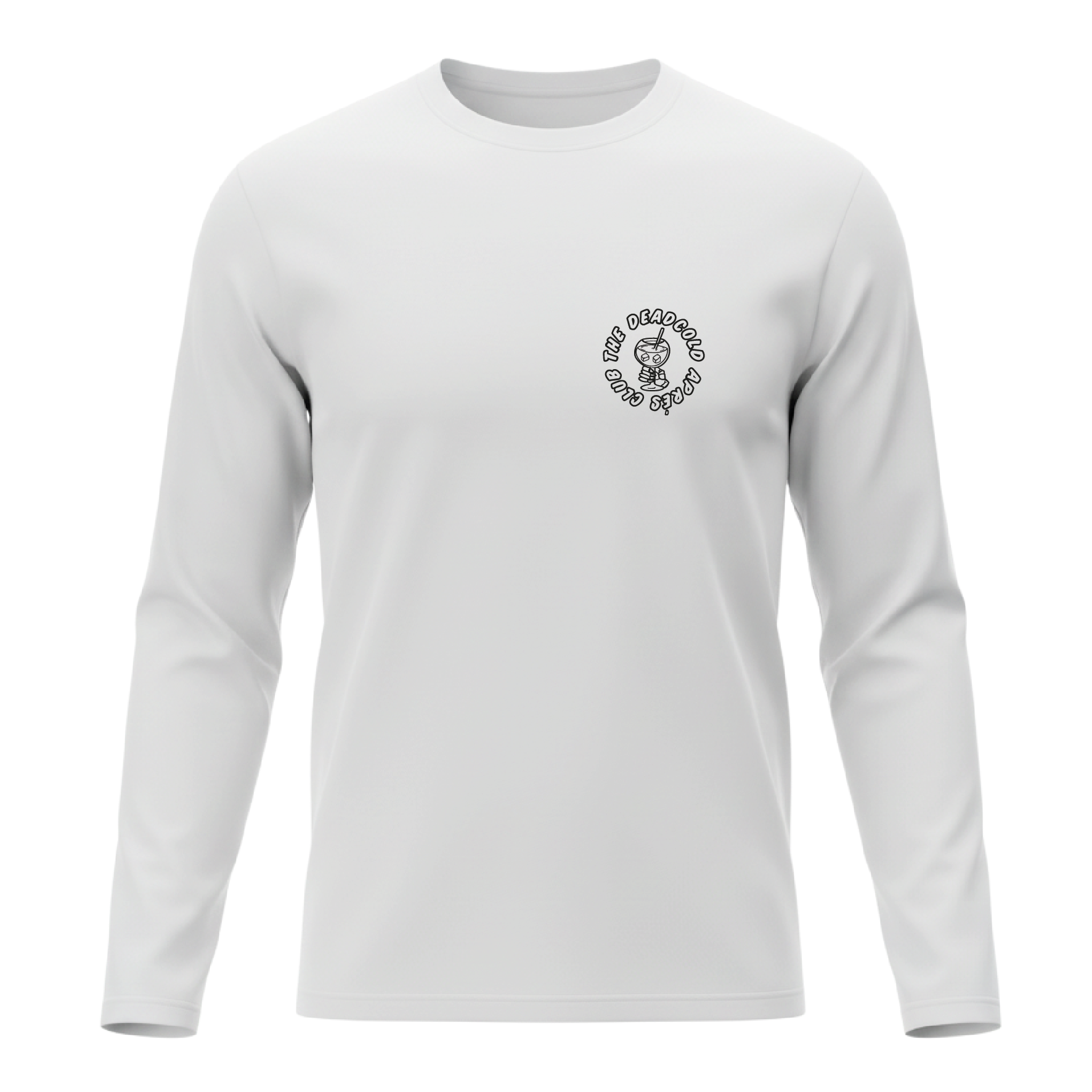 DeadCold Après Bone Club Longsleeve Tee – White