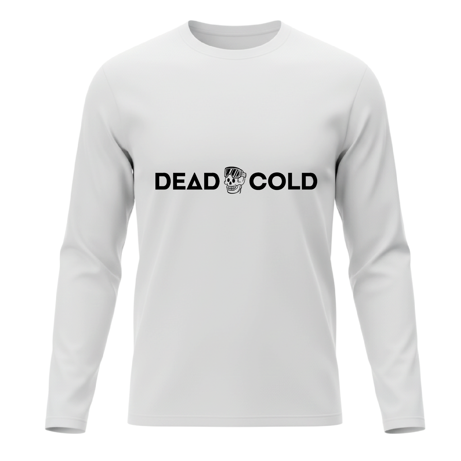 DeadCold Boneflake Longsleeve Tee – White