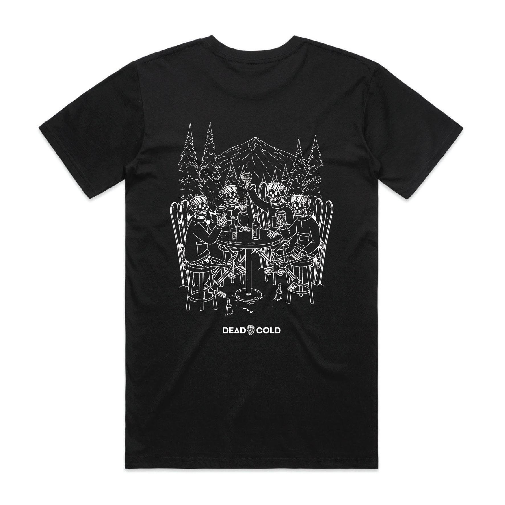 DeadCold Après Bone Club Tee – Black