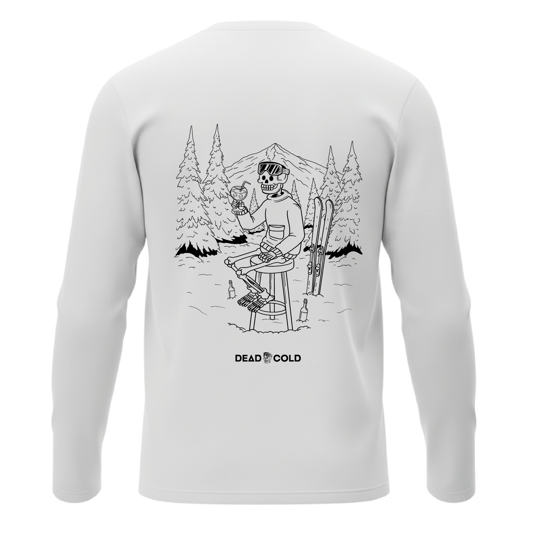 DeadCold Après Energy Longsleeve Tee – White
