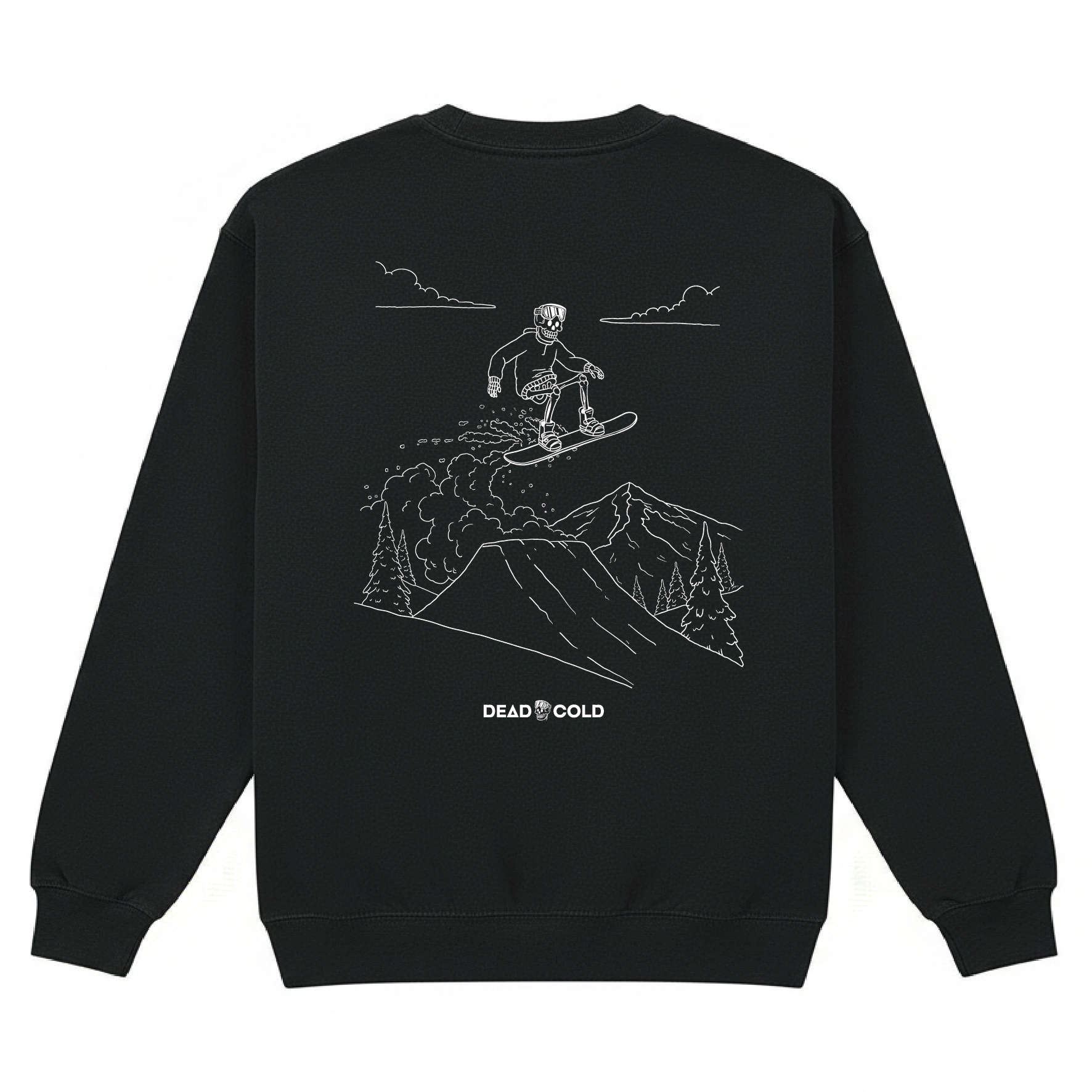 DeadCold Nailed It - Boarders Sweater – Black