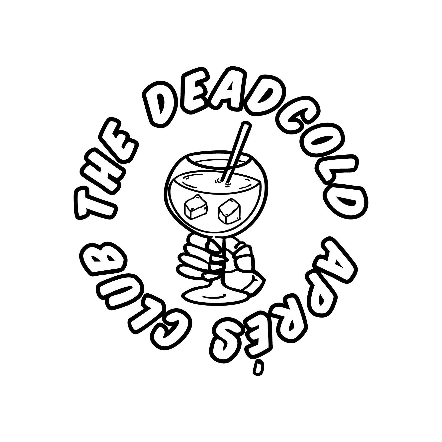 DeadCold Après Bone Club - Sweater – Black