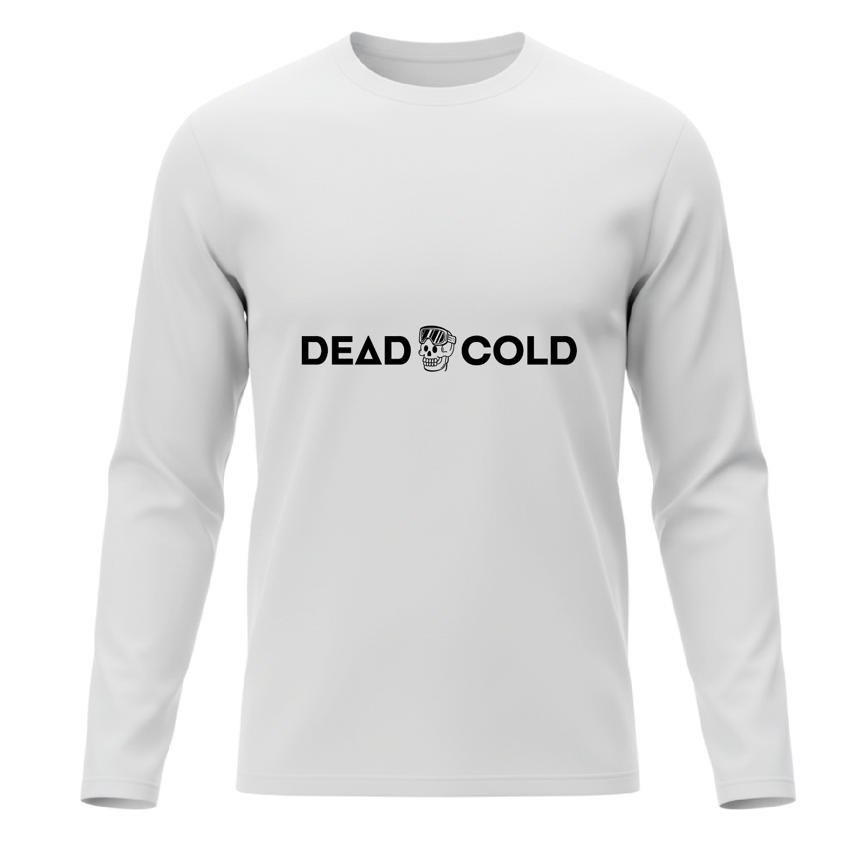 DeadCold Snowboarders Fault - Boarders Longsleeve Tee – White
