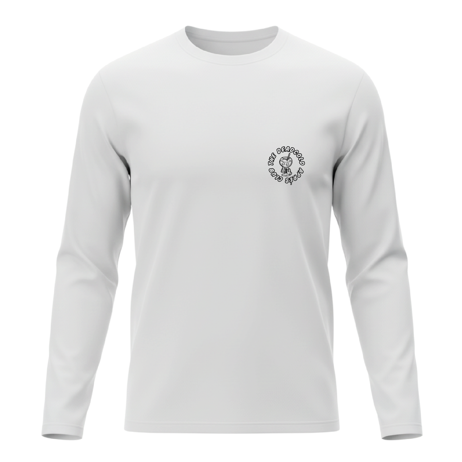 DeadCold Après Board Club - Boarders Longsleeve Tee – White