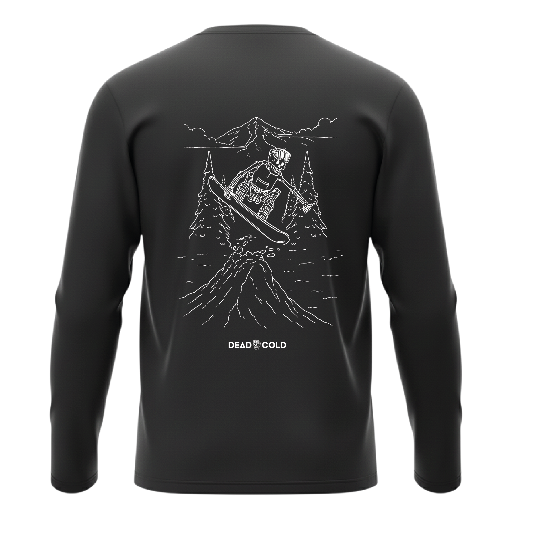 DeadCold Send It - Boarders Longsleeve Tee – Black