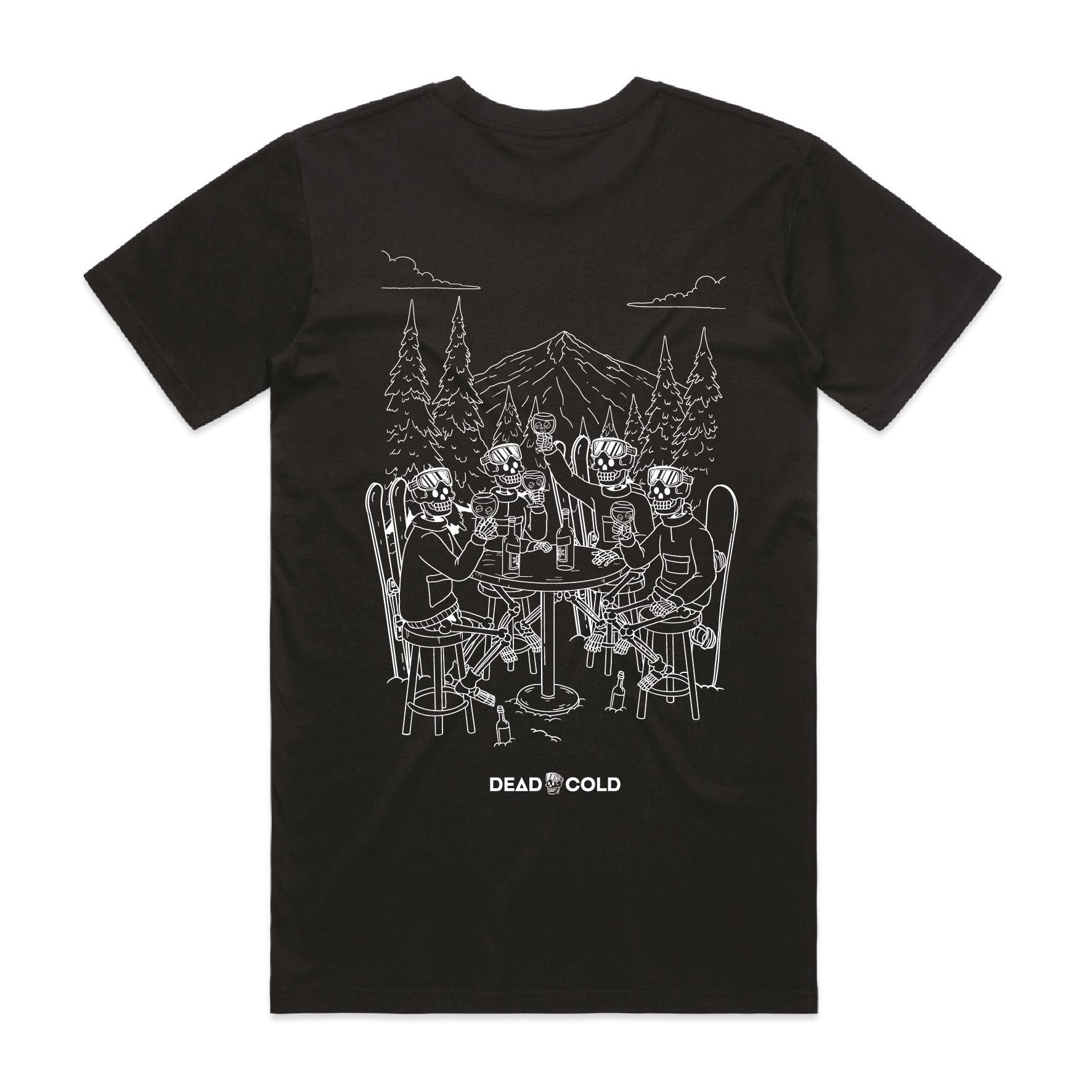 DeadCold Après Board Club - Boarders Tee - Black