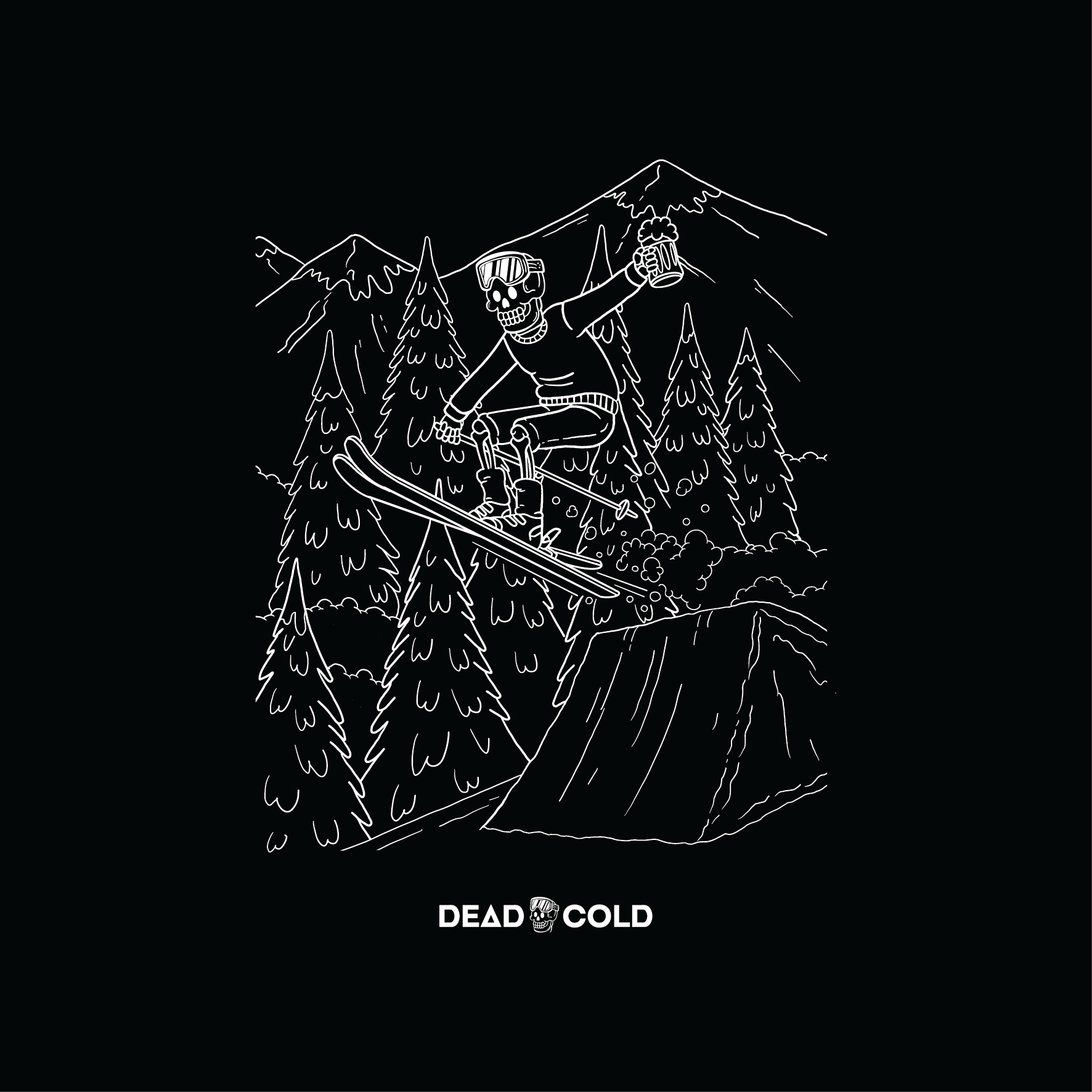 DeadCold Send It Hoodie - Black